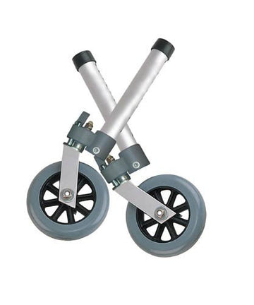 Comb. Swivel/Fixed Wheels 5  w/Lock & Rear Glides (pr)