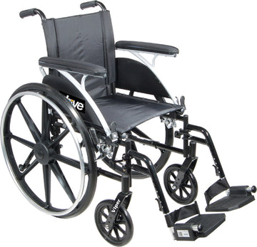 Wheelchair  Viper w/Flip Back Desk Arms  14   Elev Legrests