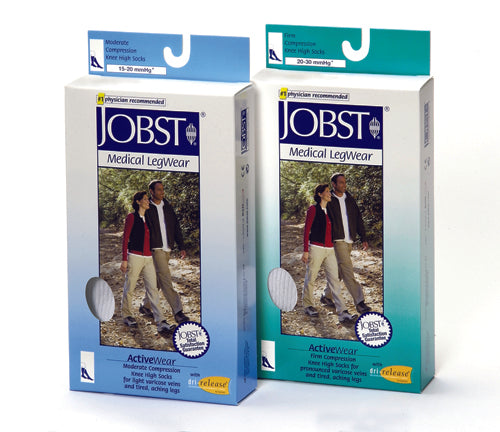 Jobst Active 20-30 Knee-Hi Socks Black Medium