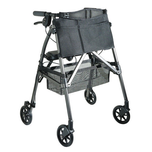 EZ Fold-N-Go Rollator - Black Walnut  Heavy Duty