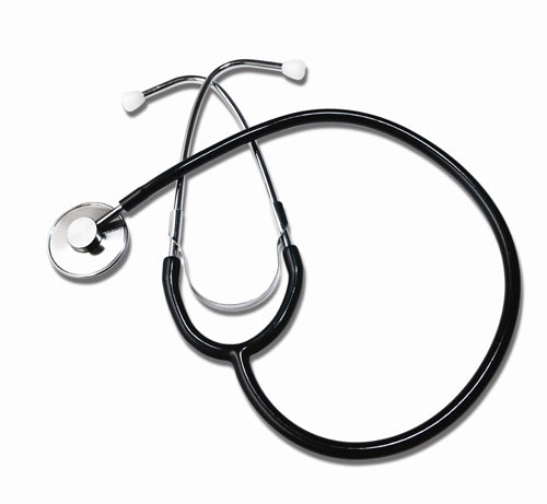 Single Head Nurses Black Stethoscope