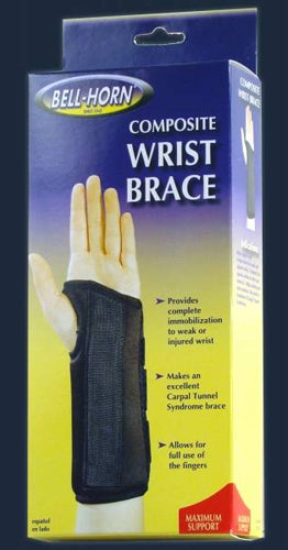 Composite Wrist Brace  Right Large  Wrist Circum: 7� - 8�