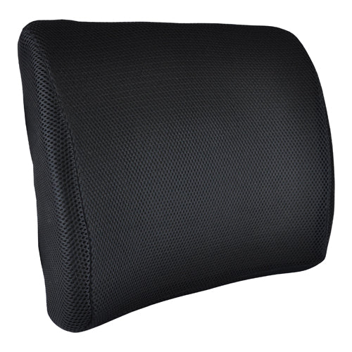 Lumbar Cushion w/Straps  Black Memory Foam - Blue Jay