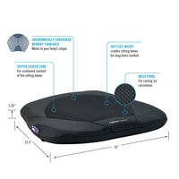 The Gel Seat by Obusforme Wheelchair / Chair Cushion